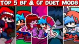 Top 5 BF & GF Duet Mods – Friday Night Funkin’ Boyfriend VS Girlfriend Battles