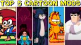 Top 5 Cartoon Mods #5 in FNF VS OK KO, Steven Universe, Tom & Jerry, Garfield and Samurai Jack