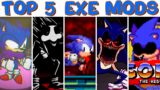 Top 5 EXE Mods #4 – Friday Night Funkin' VS Sonic.EXE and NMI Virus.EXE, Tails (FNF Mod/Sonic)