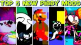 Top 5 New Pibby Mods in Friday Night Funkin’ #7 (FNF Mod/Learning With Pibby)