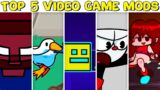 Top 5 Video Game Mods in Friday Night Funkin' #2 – VS Herobrine, Goose, Fruit Ninja and etc.