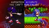 (UPDATE) Accurate You Can't Run Encore – Friday Night Funkin' VS Sonic.exe 3.0 [FANMADE]