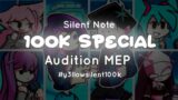 #y3llowsilent100k || Silent Note FNF Audition MEP || Read Pinned Comment and Desc