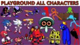 FNF Character Test | Gameplay VS My Playground | ALL Characters Test