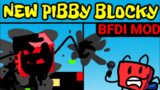 Friday Night Funkin' New VS Pibby Blocky – Corrupted BFDI Unused Secret | Pibby x FNF (Pibby BFDI)