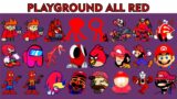 FNF Character Test | Gameplay VS My Playground | ALL Red Test