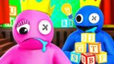 BLUE & PINK Love Story! RAINBOW FRIENDS Animation