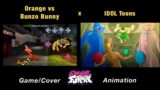 Bunzo Bunny VS Orange | Rainbow Friends x Poppy Playtime x FNF Animation | Friends to your End GAME