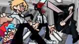 Chainsaw Man in Friday Night Funkin! Denji vs Katana Man (Sword) | (FNF Chainsaw Man Anime Mod)