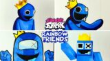DIBUJO FNF VS. ALL NEW 2D x 3D Rainbow Friends Mods (Roblox Rainbow Friends Chapter 1/FNF Mod)