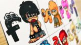 Drawing Alphabet Lore-Real Life [Lowercase] / Humanized Alphabet Lore Kids