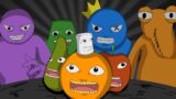 FNF Annoying Orange x Rainbow Friends | Pibby x Sliced x Friends to your End | FNF ANIMATION