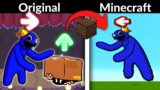 FNF Character Test | Gameplay VS Minecraft Note Block | VS Blue | Rainbow Friends | Playground