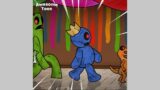 FNF Heroes VS ZOMBIE Rainbow Friends Blue (Dr.Livesey Walking) FNF Animation #shorts #animation