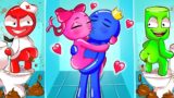 FNF LOVE POOP Rainbow Friends | Roblox animation | FNF x ORIGIN of Rainbow Friends