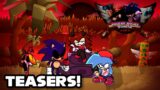 FNF: REXEVIVAL TEASERS!!! | NEW SONIC.EXE, EDUCATOR, POSSESSED AMY AND MORE!!!