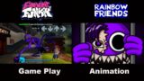 FNF Rainbow Friends Animation: Why is PURPLE Always Stay in The Vent