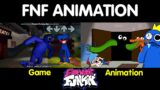 FNF Rainbow Friends. Game vs Friday Night Funkin Animation.