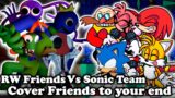 FNF | Rainbow Friends Vs Sonic Team | Cover Friends to your end | Mods/Hard |