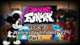 FNF React To Wednesday Infidelity V2 Part 1 |Special 3K Subscribers|