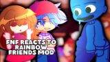 FNF Reacts to Rainbow Friends Mod | Gacha Reaction Video