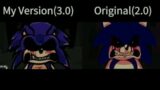FNF Sonic.Exe Animation Comparison