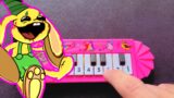 FNF VS Bunzo Bunny | Musical Memory (how to play on a 1$ piano incredible)