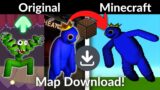 FNF VS Rainbow Friends Character Test & Friends to Your End | Minecraft Note Block MAP DOWNLOAD!