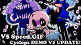 FNF | VS Speed.GIF [Vs. Cyclops DEMO V2 UPDATE!] | Mods/Hard |