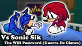 FNF | Vs Sonic Sick – The Wifi Password (Guerra De Clanes) | Mods/Hard/FC |