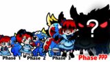 FNF comparison Battle Blue VS Poppy Rainbow Friends Poppy Playtime – ALL Phases FNF Animation