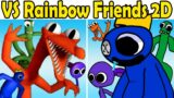 FNF x Original VS. 2D Rainbow Friends (Roblox Rainbow Friends Chapter 1/FNF Mod)