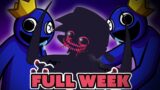 FRIDAY NIGHT FUNKIN' mod EVIL Boyfriend VS Blue FULL WEEK