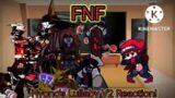 Fnf react to Hypno's Lullaby V2 Mod part 1! (Gacha club)