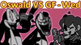 Friday Night Funkin' Oswald D-Sides VS GF Mix | Wednesday's Infidelity Part 2 (FNF Mod)