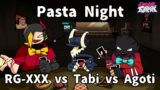 Friday Night Funkin' – Pasta Night but RG-XXX And Tabi And Agoti Sing it