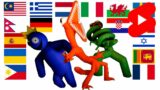 Friday Night Funkin' Rainbow Friends in different languages meme FNF #shorts