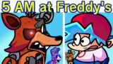 Friday Night Funkin' VS 5 AM at Freddy's The Prequel (FNF Mod) (Five Nights at Freddy's/FNAF)