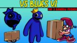 Friday Night Funkin' VS Blue V1 | New Rainbow Friends Mod (FNF Mod/Hard) (Roblox)