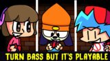 Friday Night Funkin':Turn-Bass – BPM Song but it's Playable [FNF Mod/HARD/BF vs Parappa vs Melodii]