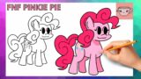 How To Draw Pinkie Pie | Friday Night Funkin Mod | FNF | My Little Pony | Drawing Tutorial
