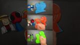 Making Rainbow Friends Story VS FNF Music (Roblox Rainbow Friends Blue, Red, Green), #shorts