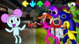 New FNF Rainbow Friends 3D All Characters Vs Pibby Friday Night Funkin Mods Rainbow Friends Roblox