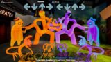 Rainbow Friends Ghost Orange VS Ghost Purple but | Friday Night Funkin Mod Roblox