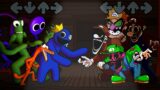 Rainbow Friends VS Mario's Madness (FNF Mod Full Song) – Roblox Friday Night Funkin