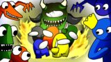 Rainbow Friends x Among Us “Impostor Friends to your End” | FNF Animation