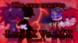 The exes react to Lord X vs MX Round 2 | Gacha Club | part 2 | Reaction video