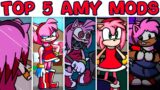Top 5 Amy Mods in Friday Night Funkin' (FNF Mod/Sonic)