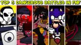 Top 5 Dangerous Battles in Friday Night Funkin' – FNF VS Online, Antipathy, Lullaby and others