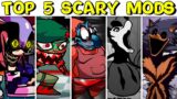 Top 5 Scary Mods #21 In FNF – Friday Night Funkin’